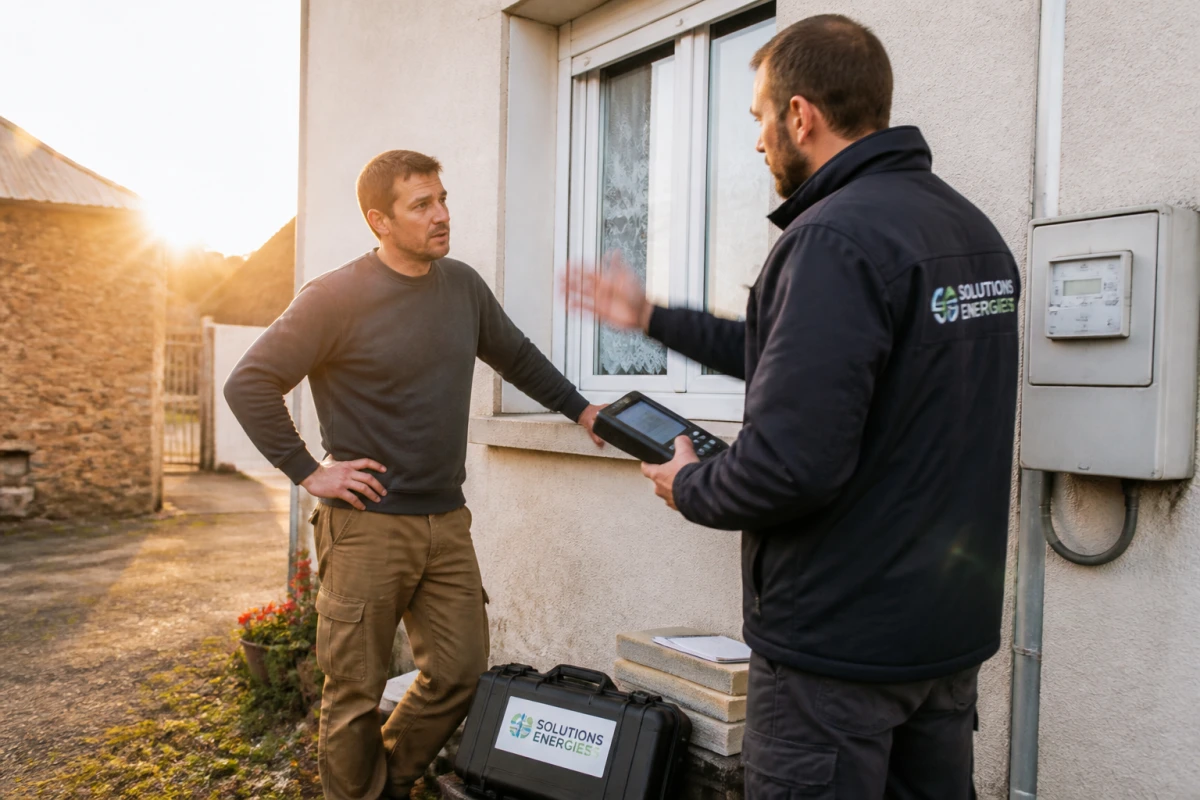 Bilan énergétique maison avant travaux Maine-et-Loire