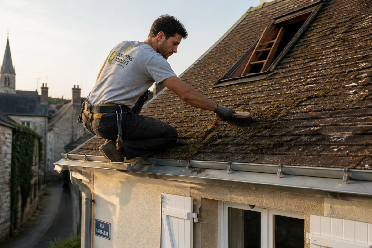 Nettoyage et traitement de toiture Maine-et-Loire