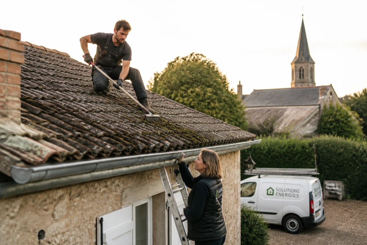 Nettoyage toiture Cholet